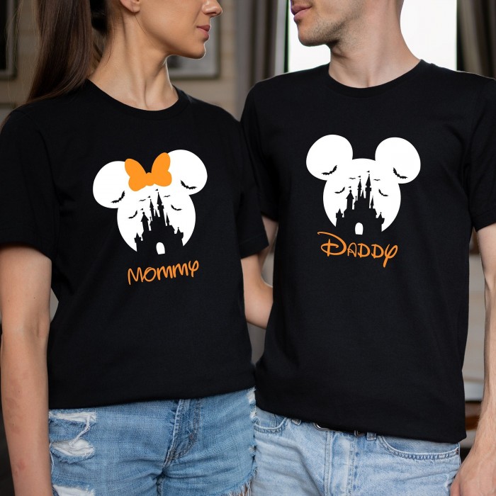 BAT Castle with Names, Disney Family vacation shirts, Halloween shirts