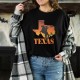 Vintage Texas Map Shirt, Western Shirt, National Park Tee, Western Cowboy Shirt
