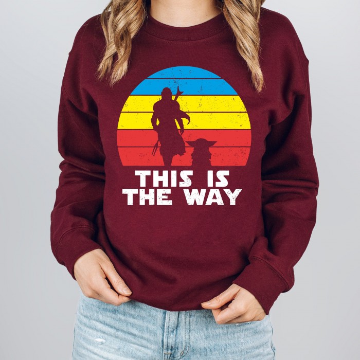 This Is The Way Vintage Sweatshirt, Disney Family Trip Hoodie