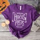 Hocus Pocus Orange Ink Shirt, Halloween Shirt, Plus Size Halloween Shirt