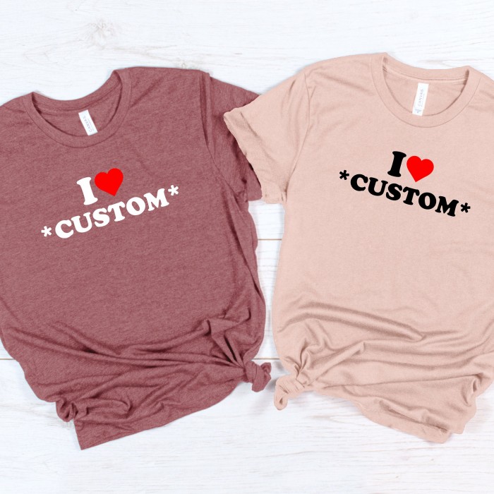 Personalized I heart Shirt , I Heart Grandma, Heart Milf, Valentine s Day Gift