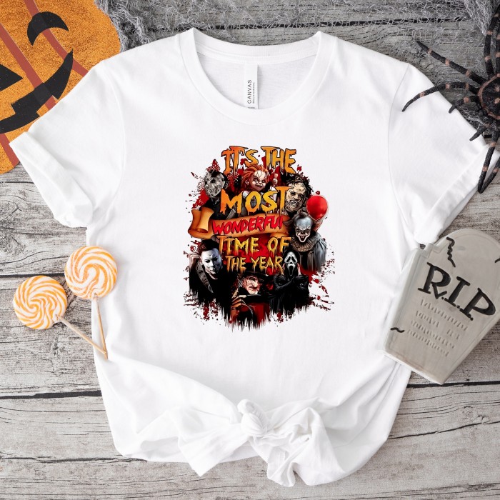 The Most Wonderful Time of The Year Halloween Shirt, Horror Movie