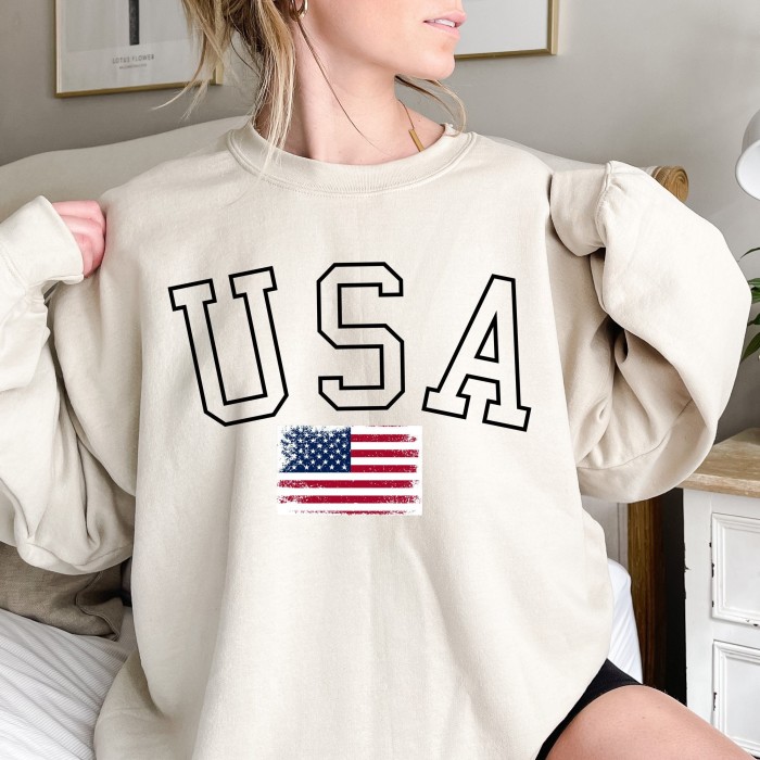 Usa Flag Sweatshirt, Usa Hoodie, America Sweatshirt, 4th of July Sweatshirt