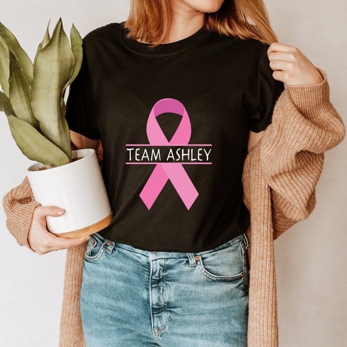 Personalized Team Cancer shirt, Breast Cancer shirt, Motivational shirt
