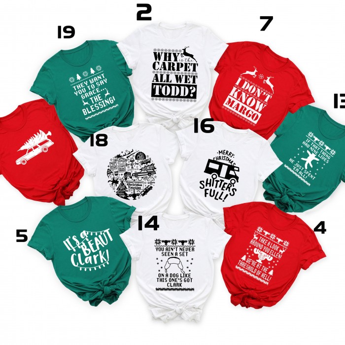 Matching Family Christmas, National Lampoons, Christmas Story Them