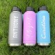 Laser Engraved Water Bottle With Custom Image Logo Text