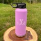 Personalized Laser Engraved Water Bottle With Custom Image Logo Text