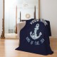 Personalized Gift, King Of The Sea Blanket, Custom Nautical Gift, Personalized Blanket Gift For Sailor, Fleece/Sherpa/Minky Blanket