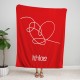 Personalized BTS Blanket with Your Name Korean Font, Custom BTS Blanket, BTS Love Yourself, Valentines Gift, Couple Gift Fleece/Sherpa/Minky