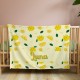 Customized Name Blanket, Personalized Blanket with Fruit , Blanket Gift, Baby Blanket, Kids Blanket, Personalized Gift, Sherpa Blanket, Minky Blanket