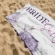 Personalized Beach Towel, Bride and Bridesmaid Custom Beach Towel, Custom Pool Bath Towel, Bachelorette Bride Beach Towel