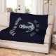 Personalized Gift, King Of The Sea Blanket, Custom Nautical Gift, Personalized Blanket Gift For Sailor, Fleece/Sherpa/Minky Blanket