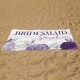 Personalized Beach Towel, Bride and Bridesmaid Custom Beach Towel, Custom Pool Bath Towel, Bachelorette Bride Beach Towel