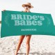Custom Name Bride s Babes Beach Towel, Bath Pool Towel, Personalized Bachelorette Towel, Gift For Her