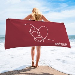Custom Text BTS Beach Towel,  BTS Love Yourself Towel, Korean Font Gift, Personalized Beach / Bath / Pool Towel
