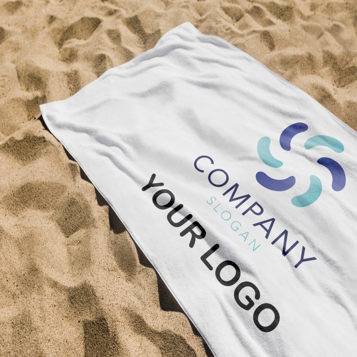 Custom Logo / Text Name Beach Towel, Personalized Design Pool Towel, Bath Pool Towel, Bride Bachelorette Towel, Anniversary Gift