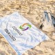 Custom Logo / Text Name Beach Towel, Personalized Design Pool Towel, Bath Pool Towel, Bride Bachelorette Towel, Anniversary Gift