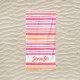 Personalized Colorful Name Towel, Custom Text Beach Towel, Home Decor, Special Gift for Him Her Friends