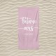 Bride and Bridesmaid Custom Beach Towel, Bride Pool Towel, Personalized Beach Towel, Custom Bath Towel
