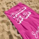 Spouses To Be, Custom Name Couple Towels, Colorful Personalized Beach Towel, Custom Pool Towel, Vacation Gift, Newlywed Gift