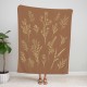 Floral Blanket, Vintage Blanket, Adults / Kids Blanket, Grandma-Grandpa Blanket,Fleece,Sherpa,Minky Blanket
