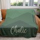 Personalized Groovy Boho Mountain Blanket, Custom Name Blanket, Baby Girl Blanket, Gift for her-him, Birthday, Anniversary Blanket Gift