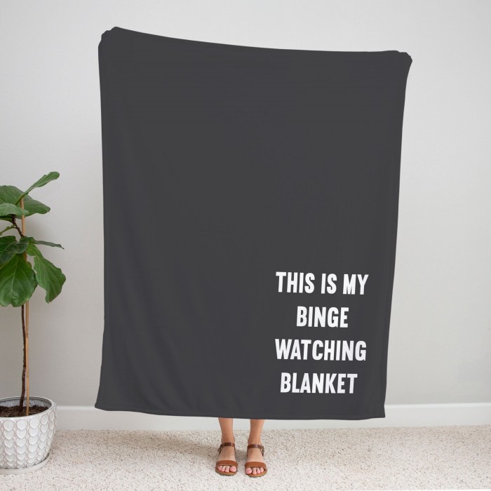 Personalized Name TV Blanket, Custom Text Blanket, Grandma-Grandpa Blanket, Gift for Mom-Dad, Birthday  Noel New Year Christmas Gift