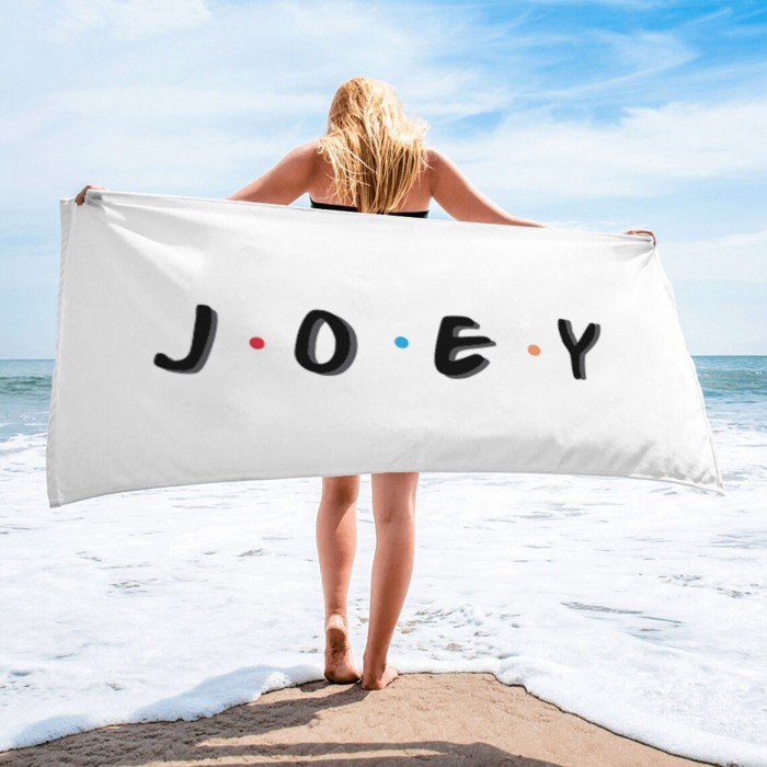 Customized Friends TV Show Beach Towel, Personalized Friends Pool Name Towel,  Friends TV Show Gift, Personalized Bridesmaid Gift