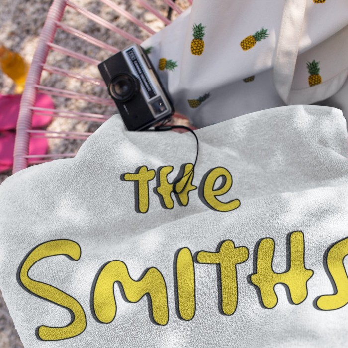 Simpsons Custom Beach Towel, Bride Pool Towel, Personalized Bath Towel, Custom Bath Towel, Best Gift, Simpsons Gift, Vacation Gift