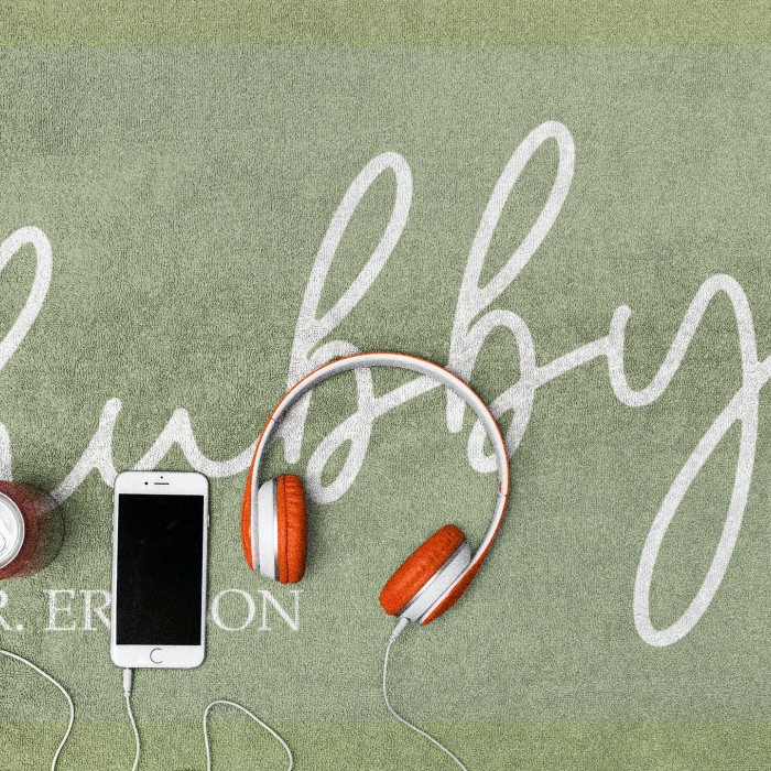 Personalized Name Pool Bath Towel, Wifey Hubby Custom Beach Towel,  Custom Wedding Proposal Gift, Present For Couples