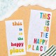 Custom Happy Place Beach Towel, Gift Pool Towel, Gift For Friend, Birthday gift, Vacation gift, Mom-Kid Beach Towel