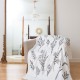 Floral Blanket, Vintage Blanket, Adults / Kids Blanket, Grandma-Grandpa Blanket,Fleece,Sherpa,Minky Blanket