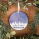 Custom Christmas Ornament, Star Map Chart, Personalized Star Map Gift