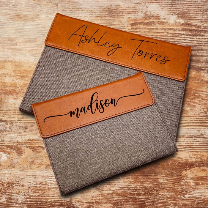 Custom Name Portfolio, Monogram Padfolio, Personalized Portfolio