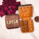 Custom Name Jewelry Box, Engraved Jewelry Travel Case