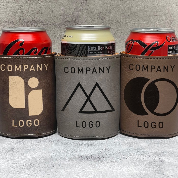 Company Logo Can Cooler, Custom Logo Beverage Holder