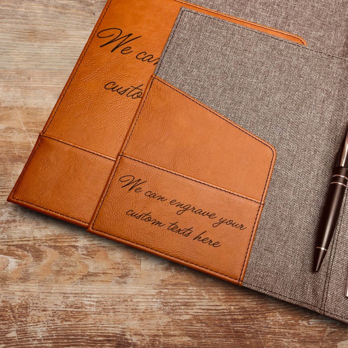 Custom Name Portfolio, Monogram Padfolio, Personalized Portfolio
