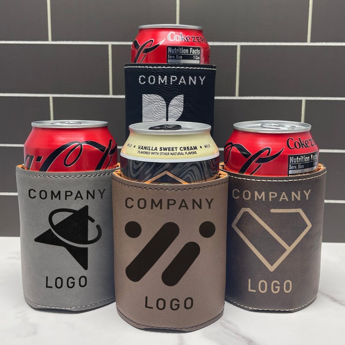 Company Logo Can Cooler, Custom Logo Beverage Holder