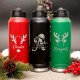 Christmas Gift Water Bottle, Water Bottle With Straw, Monogram Gifts Christmas Gift Water Bottle, Water Bottle With Straw, Monogram Gifts