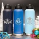 Stainless Steel Insulated Water Bottle, Sports Team Logo Water Bottle
