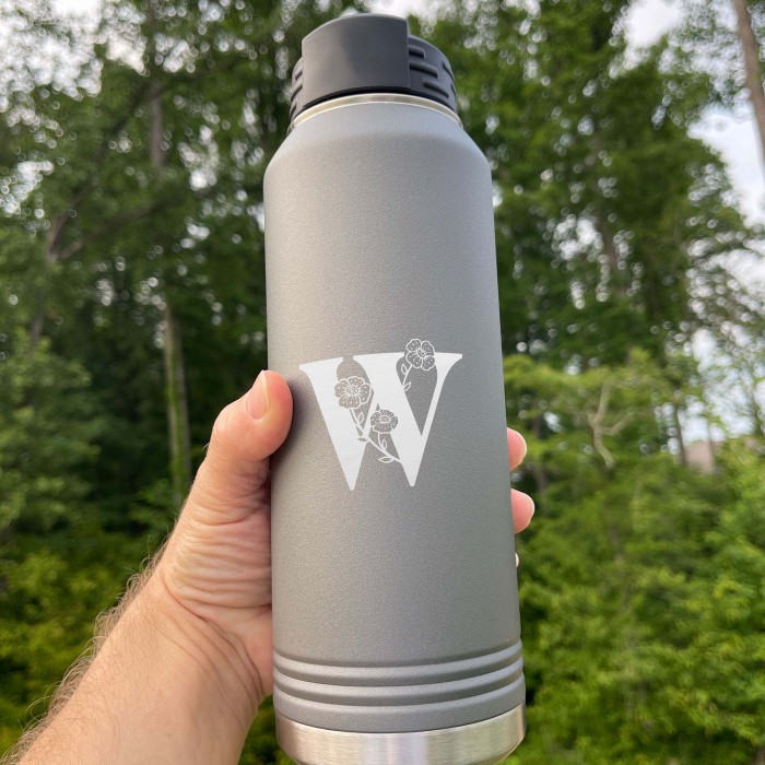 Christmas Gift Water Bottle, Water Bottle With Straw, Monogram Gifts Christmas Gift Water Bottle, Water Bottle With Straw, Monogram Gifts