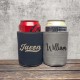 Can Cooler for Christmas, Personalized Gift, Monogram Christmas Gift