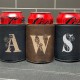 Can Cooler for Christmas, Personalized Gift, Monogram Christmas Gift