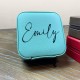 Custom Name Jewelry Box, Engraved Jewelry Travel Case