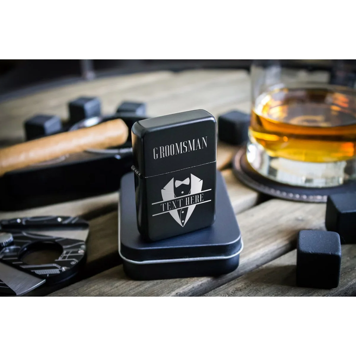 Personalized Groomsmen Lighter