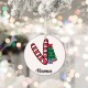 Alphabet Ornament Candy Cane, Special Design Ornament