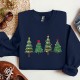 Christmas Sweatshirt, Christmas Tree Gift Sweatshirt