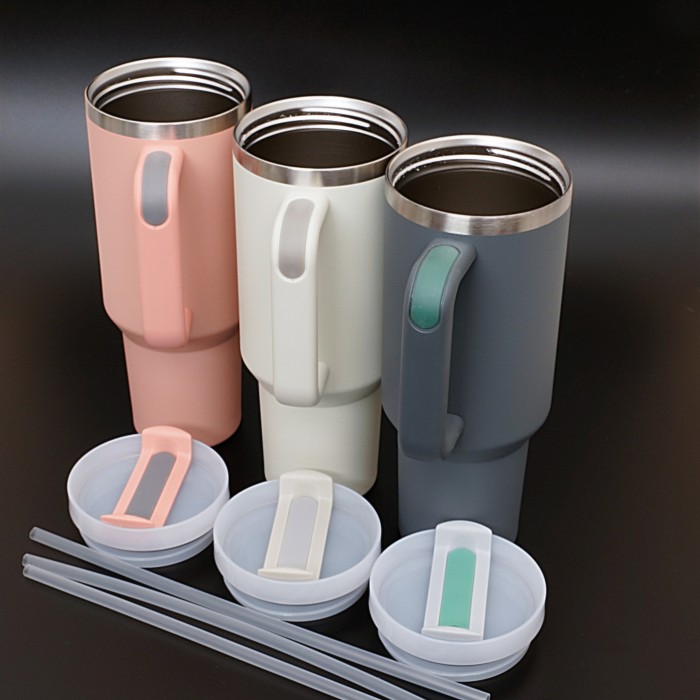 Custom Logo 40oz  Tumbler With Handle & Straw, 40oz Tumbler