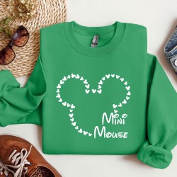 Minnie Mouse Bow Sweatshirt,Disney Mother Sweatshirt,Minnie Mouse Sweatshirt, Disney Women Sweatshirt, Gift For Mother Day, Disney Trip Sweater