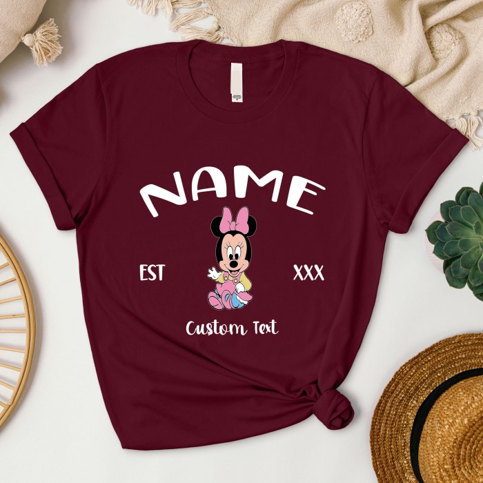 Custom Name Family Disney Shirt,Personalized Family Matching Shirt,Custom Disneyworld Shirt, Disney Family Vacation Shirt